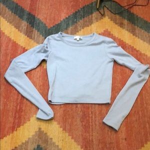 Aritzia Long Sleeve Crop Top